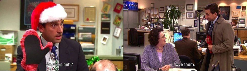At the Secret Santa everyone went for the iPod, but you want your offer to feel like Michael's oven mitt.